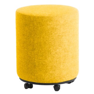Pouf Coccoon à roulettes - Tissu velito | Gosto