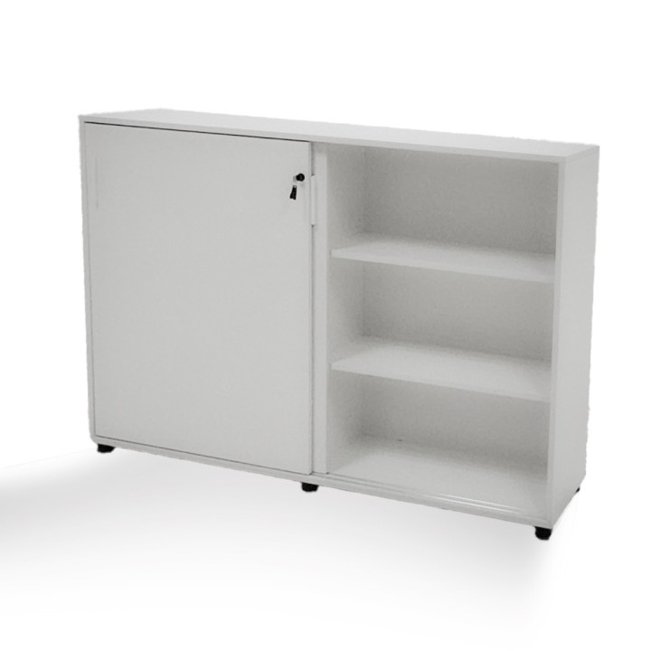 Armoire portes coulissantes en bois Wist  H105xL164xP40 cm | Gosto