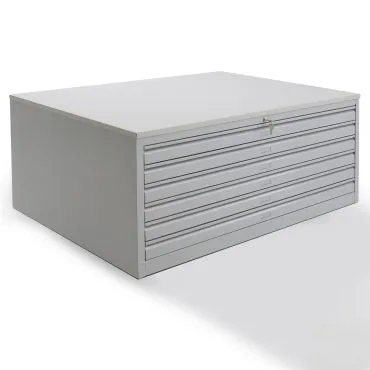 Meuble pour plans A0 - 6 Tiroirs - H61 X L 140CM