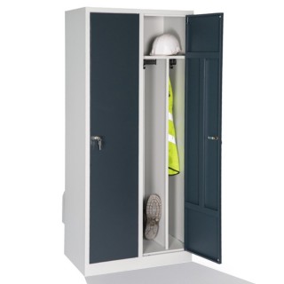 Vestiaire chauffant métallique 2 portes| Gosto