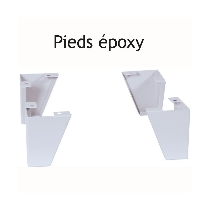 Pieds époxy pour vestiaire