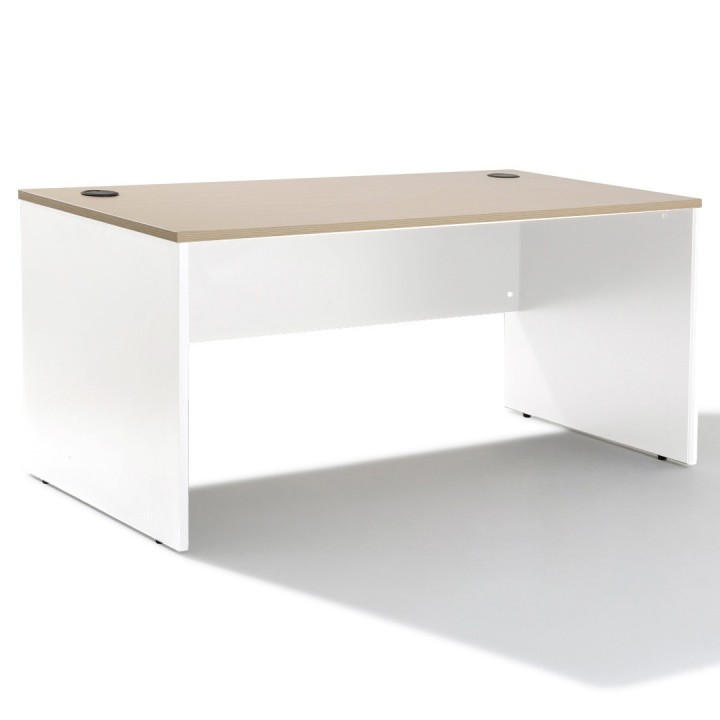 Bureau Blanc droit Panneau, un bureau simple et design | Gosto