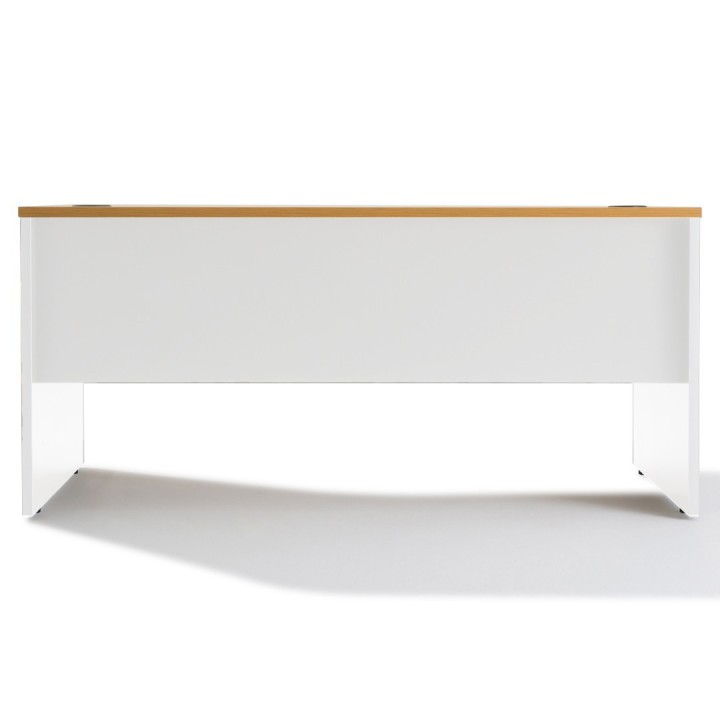 Bureau Blanc droit Panneau, un bureau simple et design | Gosto
