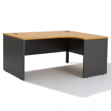 Bureau d'angle blanc professionnel