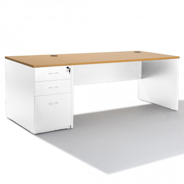 Bureau 2 personnes avec rangement - DUTY