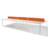 Bench de 6 bureaux pour open space - Gamme Sierra