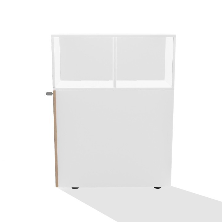 Armoire Tour bout de bureau avec bibliothèque supposé | BD Mobilier