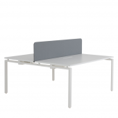 Cloison séparatrice bureau H.35 cm tissu
