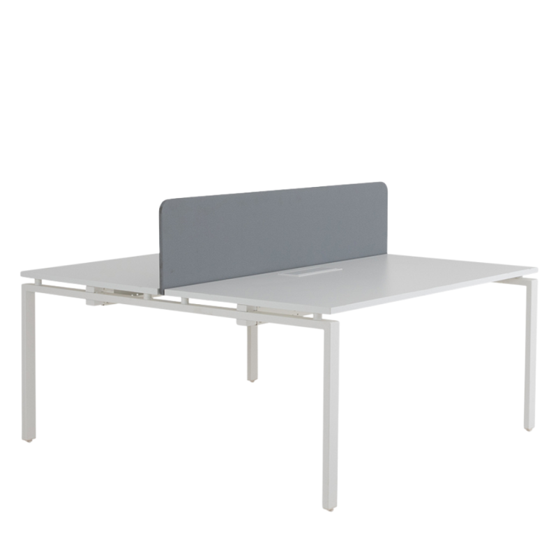 Cloison séparatrice de bureau hauteur 35 cm en tissu