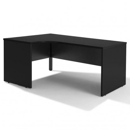 Bureau d'angle compact Panneaux GRIS ANTHRACITE
