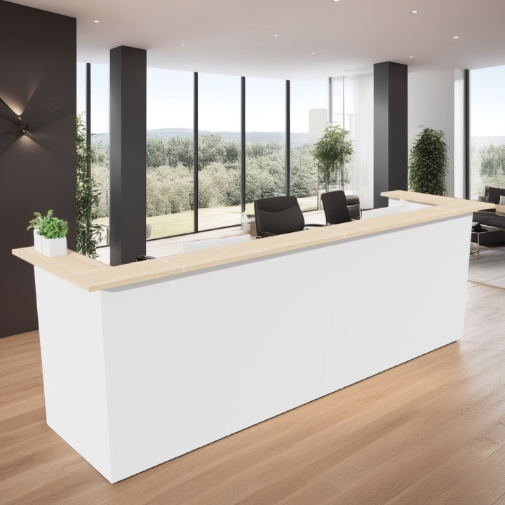 Banque d'accueil 2 personnes -Gamme Sierra- Gosto