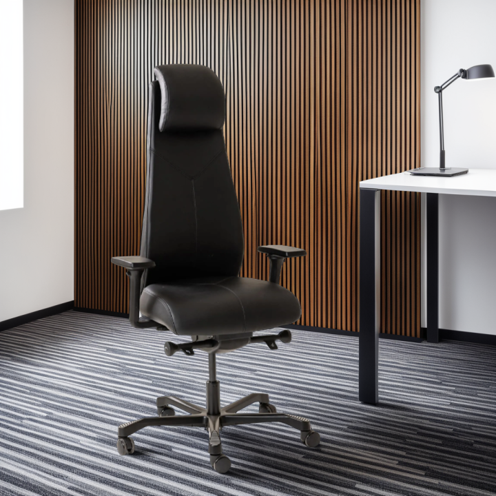 Fauteuil de bureau  Cuir Oxford Haut dossier - Gosto