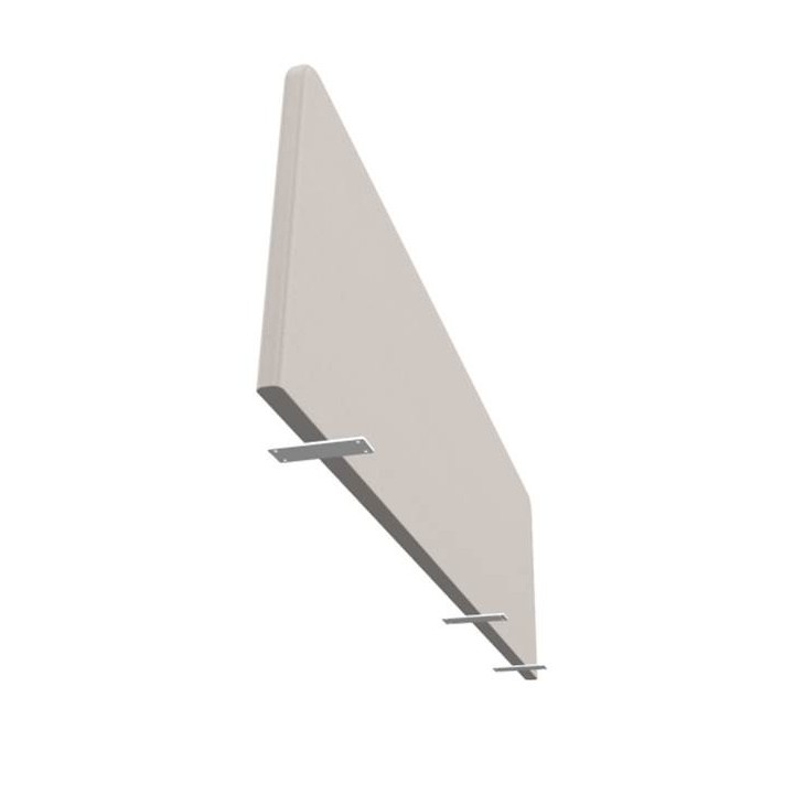 Cloison séparatrice de bureau h.53 cm en tissu | Gosto