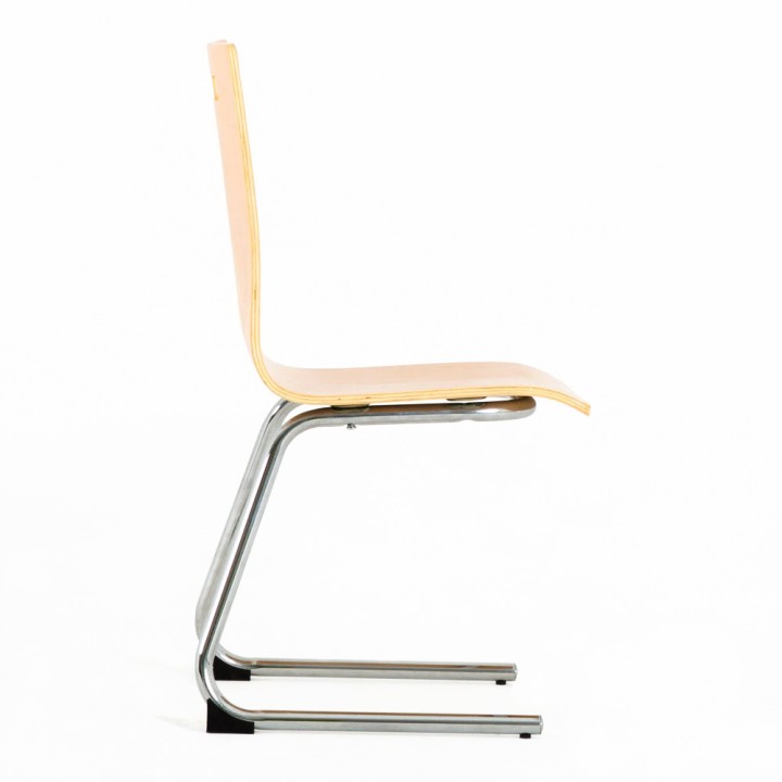 Chaise Luge Monocoque en Bois Hêtre Maho