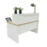 Bureau comptoir Panneaux blanc