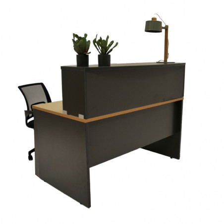 Bureau comptoir Panneaux anthracite