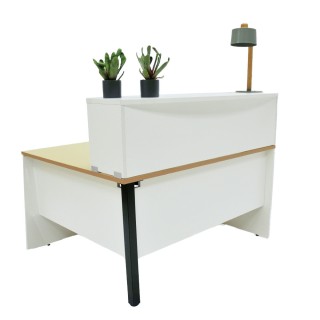 Bureau comptoir avec angle Panneaux blanc