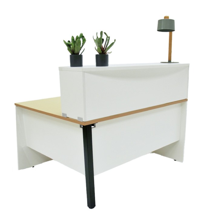 Bureau comptoir avec angle Panneaux blanc