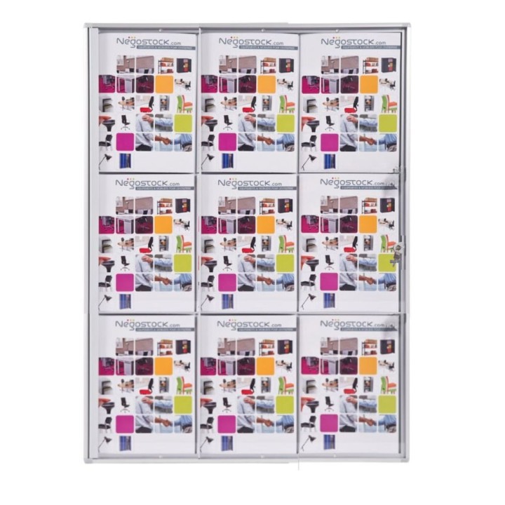 Vitrine d'affichage 9xA4 | Gosto