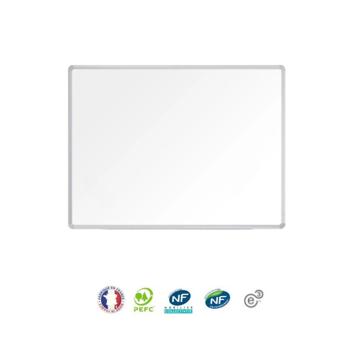 Tableau blanc effaçable magnétique 45x60 cm - NF