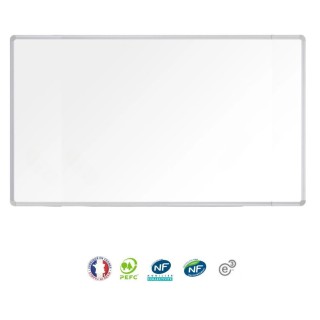 Tableau blanc effaçable magnétique 100x200 cm - NF | Gosto