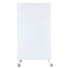 Tableau blanc mobile à roulettes 185x100 cm