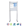 Vitrine affichage extérieur sur pied 4xA4 NF
