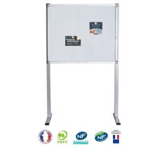 Vitrine affichage intérieur sur pied 9xA4 NF
