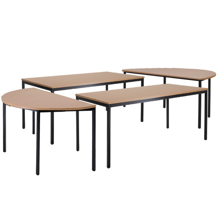 Table de réunion 10 personnes ovale L240 x P120 cm | Gosto