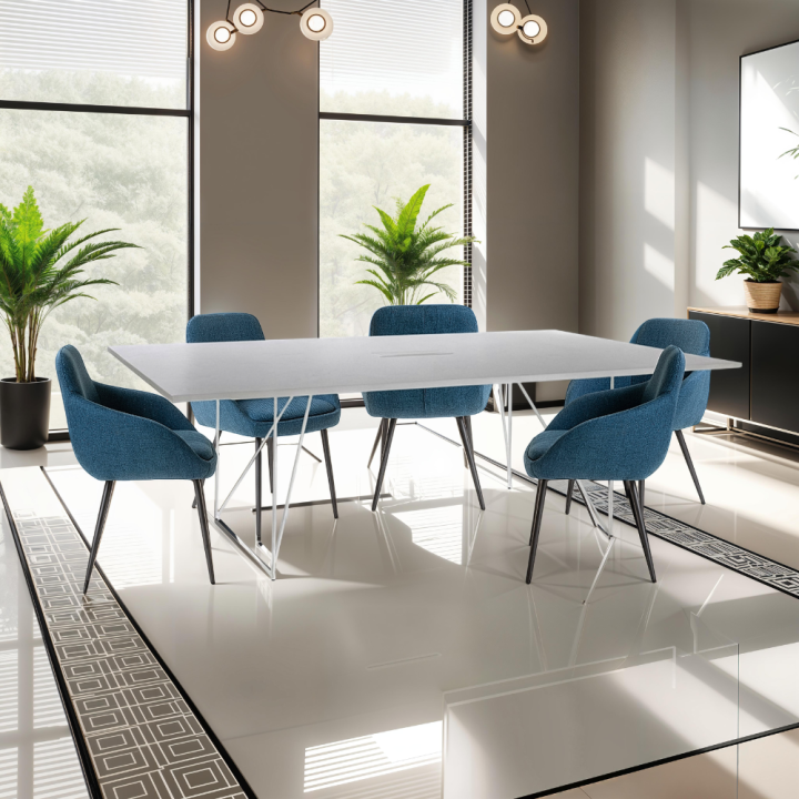 Table de réunion rectangulaire ARCHI 8 à  10 personnes