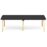 Table de réunion Cosywood 8 personnes L 240 x P 100cm