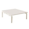 Table basse salle d'attente blanche PURE WIST