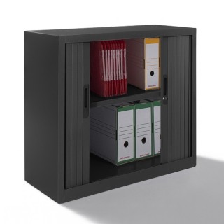 Armoire à Rideau bout de bureau hauteur 74 cm