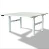 Bureau Bench 2 personnes électrique avec flap - EXTREME PLUS WIST