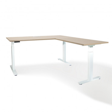 Bureau d'angle Extreme réglable hauteur avec flap