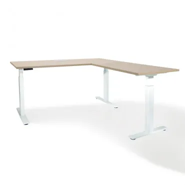 Bureau d'angle Extreme réglable hauteur avec flap