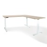 Bureau d'angle EXTREME PLUS WIST réglable hauteur avec flap