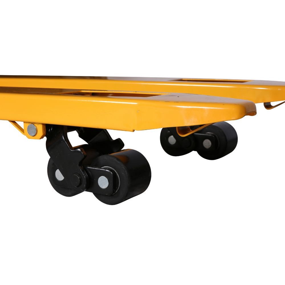 zoom sur les roues du Transpalette manuel, 2500kg, fourches de 1150mm