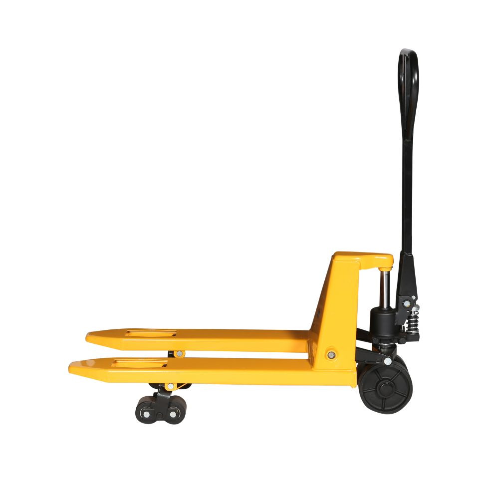 Transpalette manuel, 2500kg, fourches de 800mm vue de profil