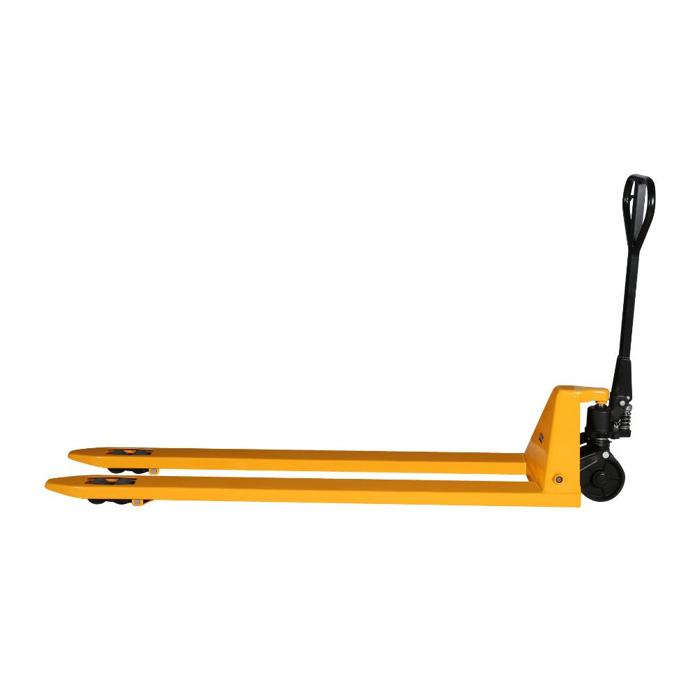 Transpalette manuel, 2000kg, fourches de 1800mm vue de profil