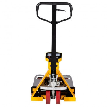 Transpalette peseur, 2000kg, fourches de 1150mm, à batterie de face