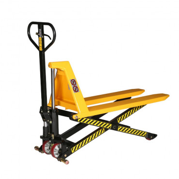 Transpalette haute levée, 1000kg, fourches de 1170mm avec fourches à mi-hauteur