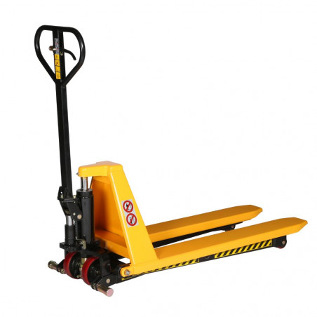 Transpalette haute levée, 1500kg, fourches de 1170mm avec fourches aux plus bas