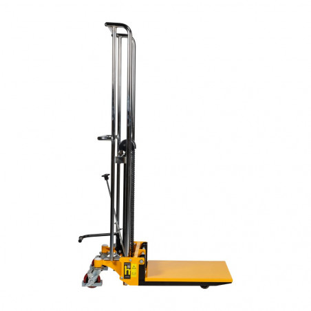 Gerbeur / Table, 400kg, levée 1700mm avec fourches basses