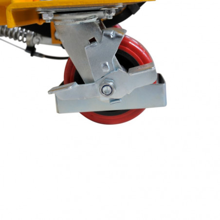zoom sur les roulettes Table élévatrice TFG50, 500kg, 1600x810mm