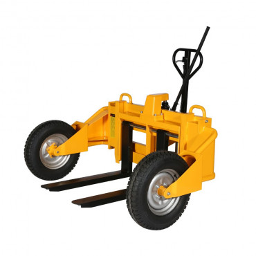 Transpalette tout terrain 1200kg vue de trois quart