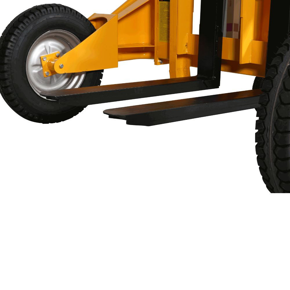 zomm sur les fourches du Transpalette tout terrain 1200kg