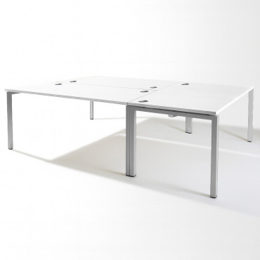 Bureau Open Space 3 personnes - Gamme PURE