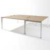 Bureau Open Space 3 personnes - Gamme PURE WIST