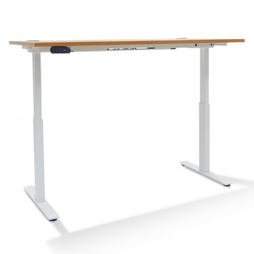 Bureau Réglable Hauteur Electrique Extreme Plus   Coloris Plateau:Hêtre